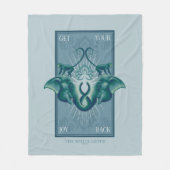 Couverture Polaire Retrouvez votre joie - Le Lotus Blanc (Devant)