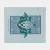 Couverture Polaire Retrouvez votre joie - Le Lotus Blanc (Devant (Horizontal))