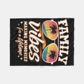 Couverture Polaire Réunion familiale 2025 Vibes familiales Faire des  (Devant (Horizontal))