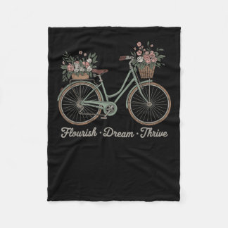Couverture Polaire Rêve fleurie Épouser Vélo floral Trump Res subtil