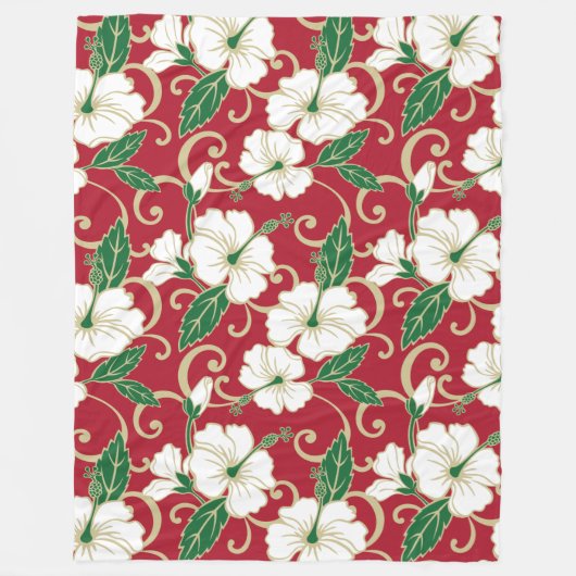 COUVERTURE POLAIRE RÊVE POLYNÉSIEN (NOËL) (Devant)