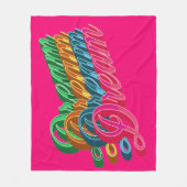 Couverture Polaire Rêve rose (Devant)