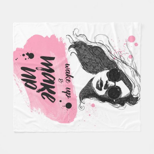 Couverture Polaire Réveillez-vous et composez (Devant (Horizontal))