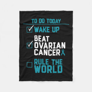 Couverture Polaire Réveillez-vous vaincre le cancer de l'ovaire la rè
