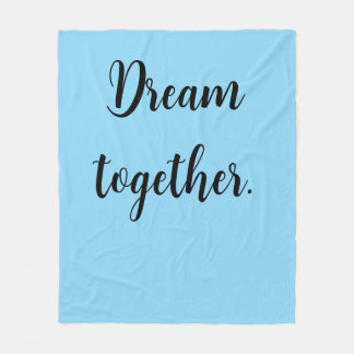 Couverture Polaire Rêver ensemble.