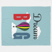 Couverture Polaire Rêver grand (Devant (Horizontal))