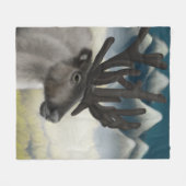 Couverture Polaire Reverie d'automne : Reindeer majestueux (Devant (Horizontal))