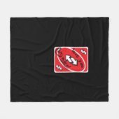 Couverture Polaire Reverse Card Love You More Funny Playful Style  (Devant (Horizontal))