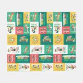 Couverture Polaire Rêves de menthe à cacahuètes | Motif de vacances (Devant (Horizontal))