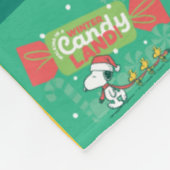 Couverture Polaire Rêves de menthe à cacahuètes | Motif de vacances (Coin)