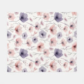 Couverture Polaire Rêves floraux (Devant (Horizontal))