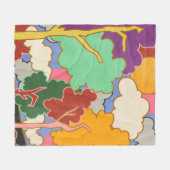 Couverture Polaire Rêves nuageux (Devant (Horizontal))