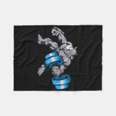 Couverture Polaire Rhino Lifting Weights Bodybuilding Beast Gym Fitne (Devant (Horizontal))