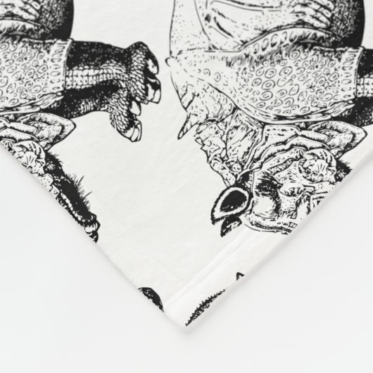 Couverture Polaire Rhinocéros (Coin)