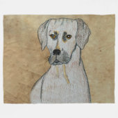 Couverture Polaire Rhodesian Ridgeback (Devant (Horizontal))