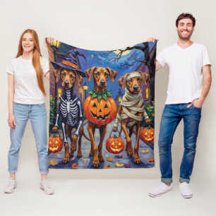 Couverture Polaire Rhodesian Ridgeback en costumes d'Halloween