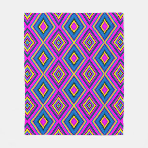 Couverture Polaire Rhombus géométrique sans couture forme moderne ten