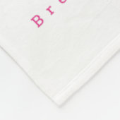 Couverture Polaire Ribbon Dandelion Foi Espoir Amour Cancer du sein (Coin)