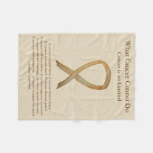 Couverture Polaire Ribbon de sensibilisation au cancer de l'enfance c (Devant (Horizontal))