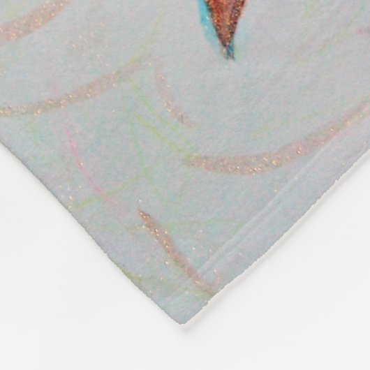 Couverture Polaire Ribbon de sensibilisation au cancer de l'enfant An (Coin)