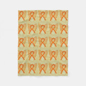 Couverture Polaire Ribbon de sensibilisation au cancer du rein Soft F (Devant)