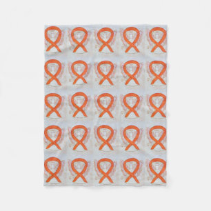 Couverture Polaire Ribbon de sensibilisation au cancer du rein Soft F