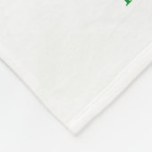 Couverture Polaire Ribbon Soft Chemo Blanche de sensibilisation au ca (Coin)