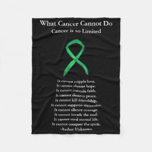 Couverture Polaire Ribbon Soft Chemo Blanche de sensibilisation au ca