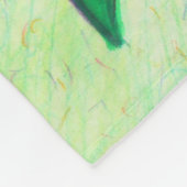 Couverture Polaire Ribbon Soft Chemo Blanche de sensibilisation au ca (Coin)