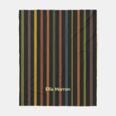 Couverture Polaire Ribbon Stripe Cozy (Devant)