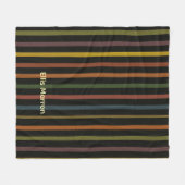 Couverture Polaire Ribbon Stripe Cozy (Devant (Horizontal))