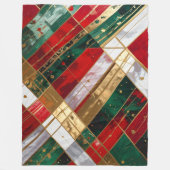 Couverture Polaire Ribbons de Noël (Devant)