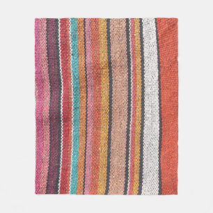 Couverture Polaire Richesse du tapis : Textures mexicaines péruvienne