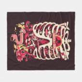 Couverture Polaire RICK ET MORTY™ | Anatomie Park Rib Cage (Devant (Horizontal))