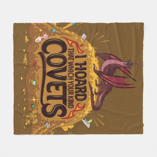 Couverture Polaire RICK ET MORTY™ | Balthromaw's Hoard (Devant (Horizontal))