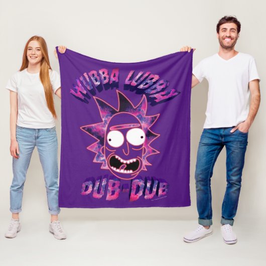 Couverture Polaire RICK ET MORTY™ | Dub-Dub Lubba Wubba (En situation)