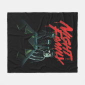 Couverture Polaire RICK ET MORTY™ | Famille de nuit (Devant (Horizontal))