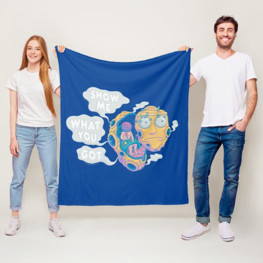 COUVERTURE POLAIRE RICK ET MORTY™ | MONTREZ-MOI CE QUE VOUS AVEZ OBTE (En situation)