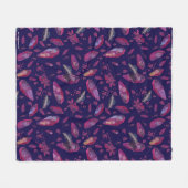 Couverture Polaire Rick et Morty Motif de temps de cristal (Devant (Horizontal))