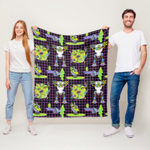 Couverture Polaire RICK ET MORTY™ Motif du portail de prélèveme