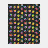 Couverture Polaire RICK ET MORTY™ | Motif psychédélique (Devant)