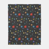 Couverture Polaire RICK ET MORTY™ | Motif spatial (Devant)