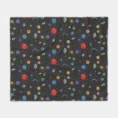 Couverture Polaire RICK ET MORTY™ | Motif spatial (Devant (Horizontal))