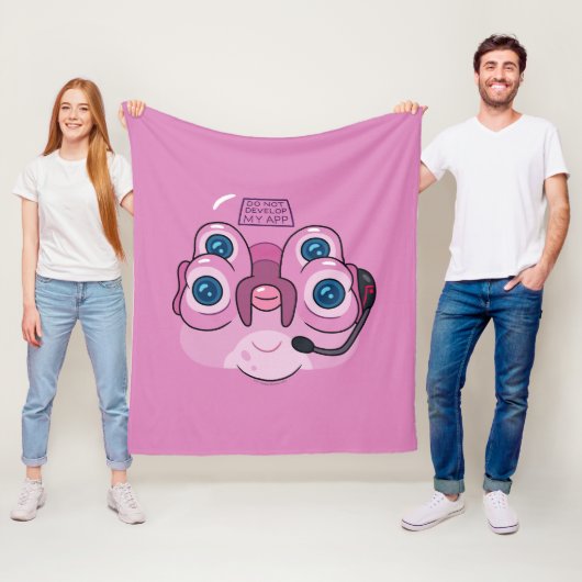 COUVERTURE POLAIRE RICK ET MORTY™ | NE PAS DÉVELOPPER MON APP (En situation)