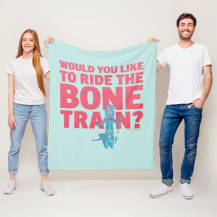 Couverture Polaire RICK ET MORTY™ Parc anatomique - Train osseux