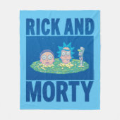 Couverture Polaire RICK ET MORTY™ | Parcourir le portail (Devant)