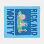 Couverture Polaire RICK ET MORTY™ | Parcourir le portail (Devant (Horizontal))