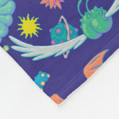 Couverture Polaire RICK ET MORTY™ | Parmi les Motifs de cellules infe (Coin)