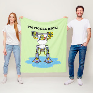 Couverture Polaire RICK ET MORTY™ Pickle Rick Toilet Mech