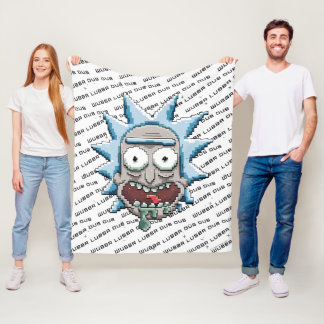 Couverture Polaire RICK ET MORTY™ | Pixelverse Tête de roulage
